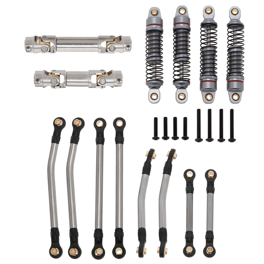 Titanium TRX4M Connecting Rod Shock Absorber Drive Shaft Kit