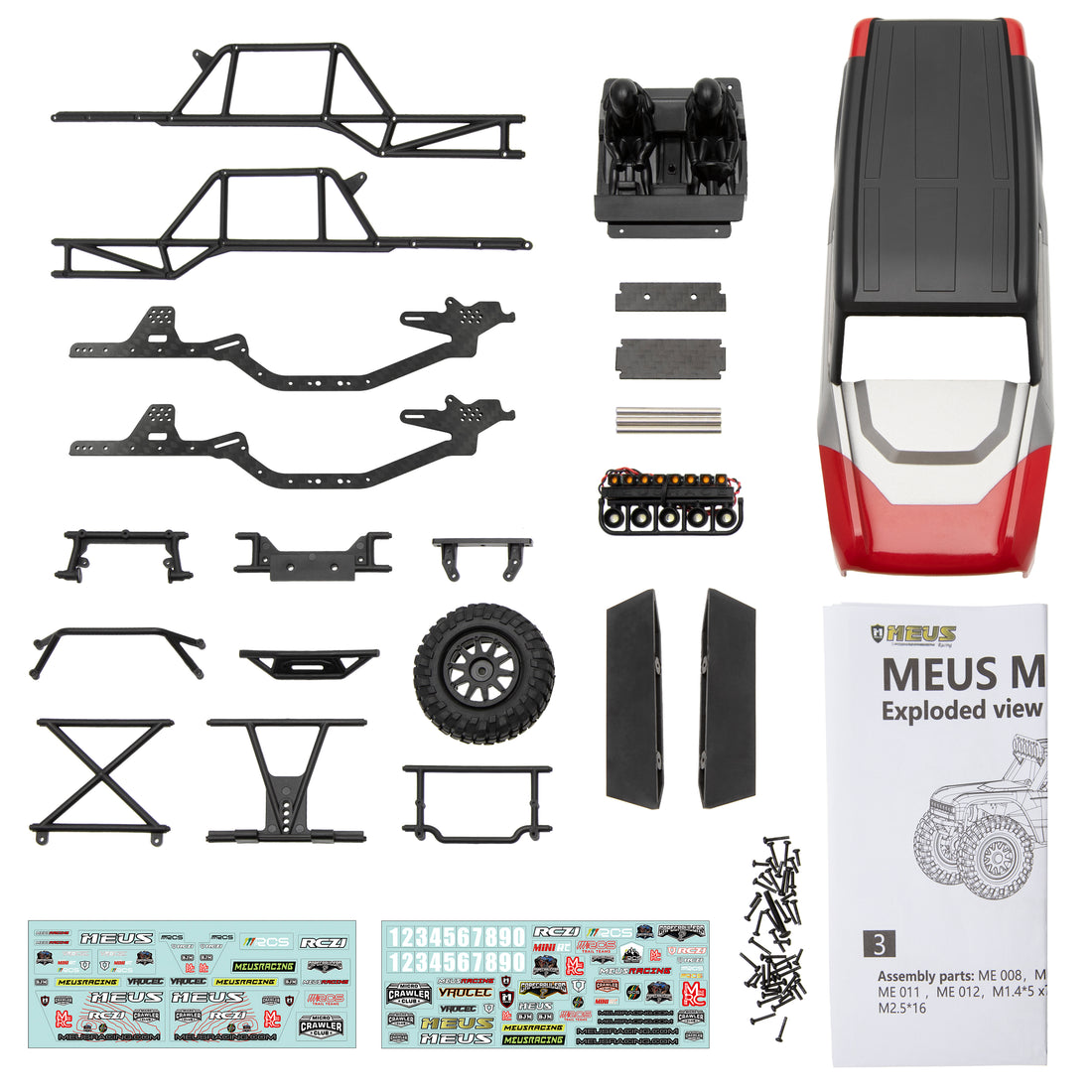 MB24 ABS body shell for SCX24
