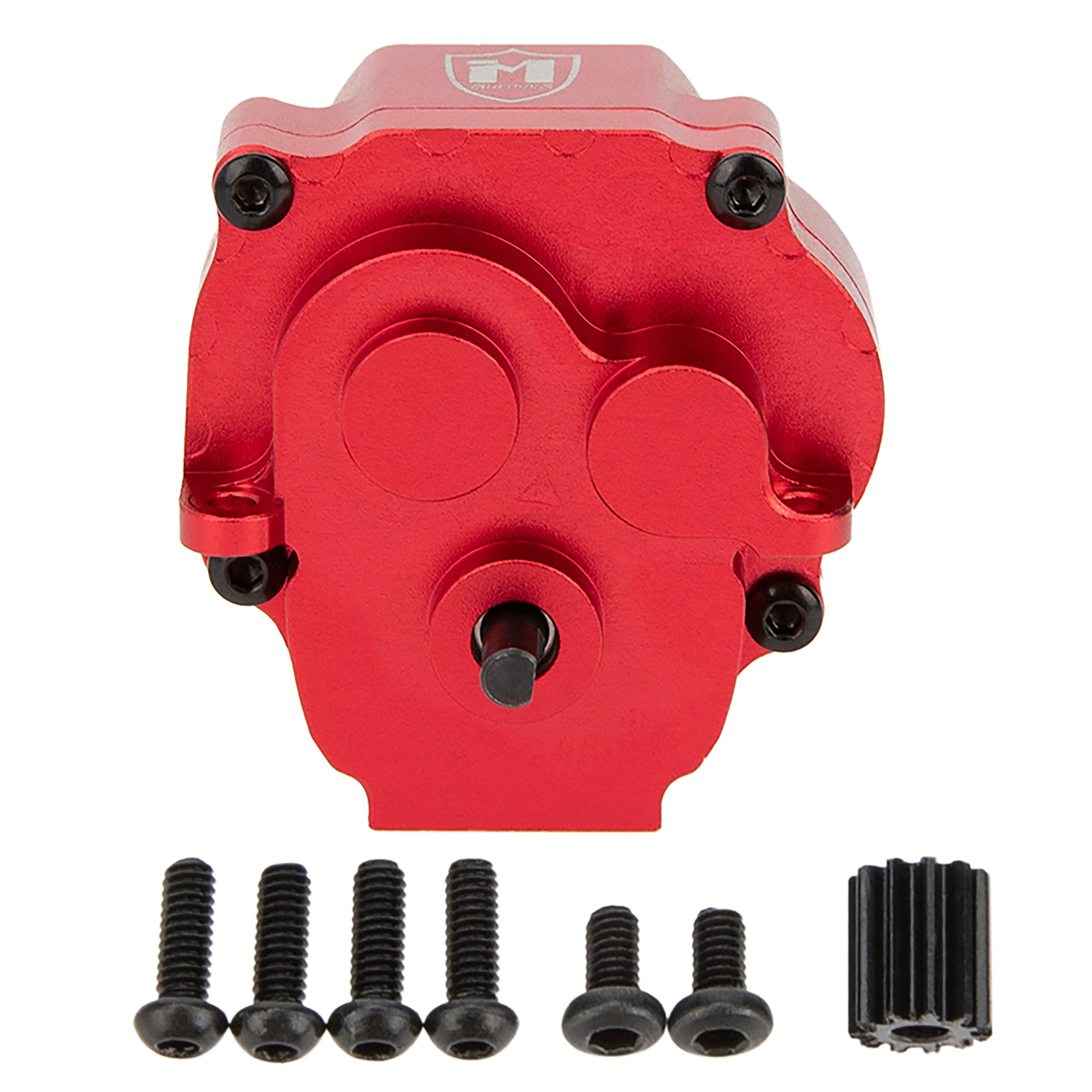 Red Aluminum Complete Transmission For 1/18 TRX4M