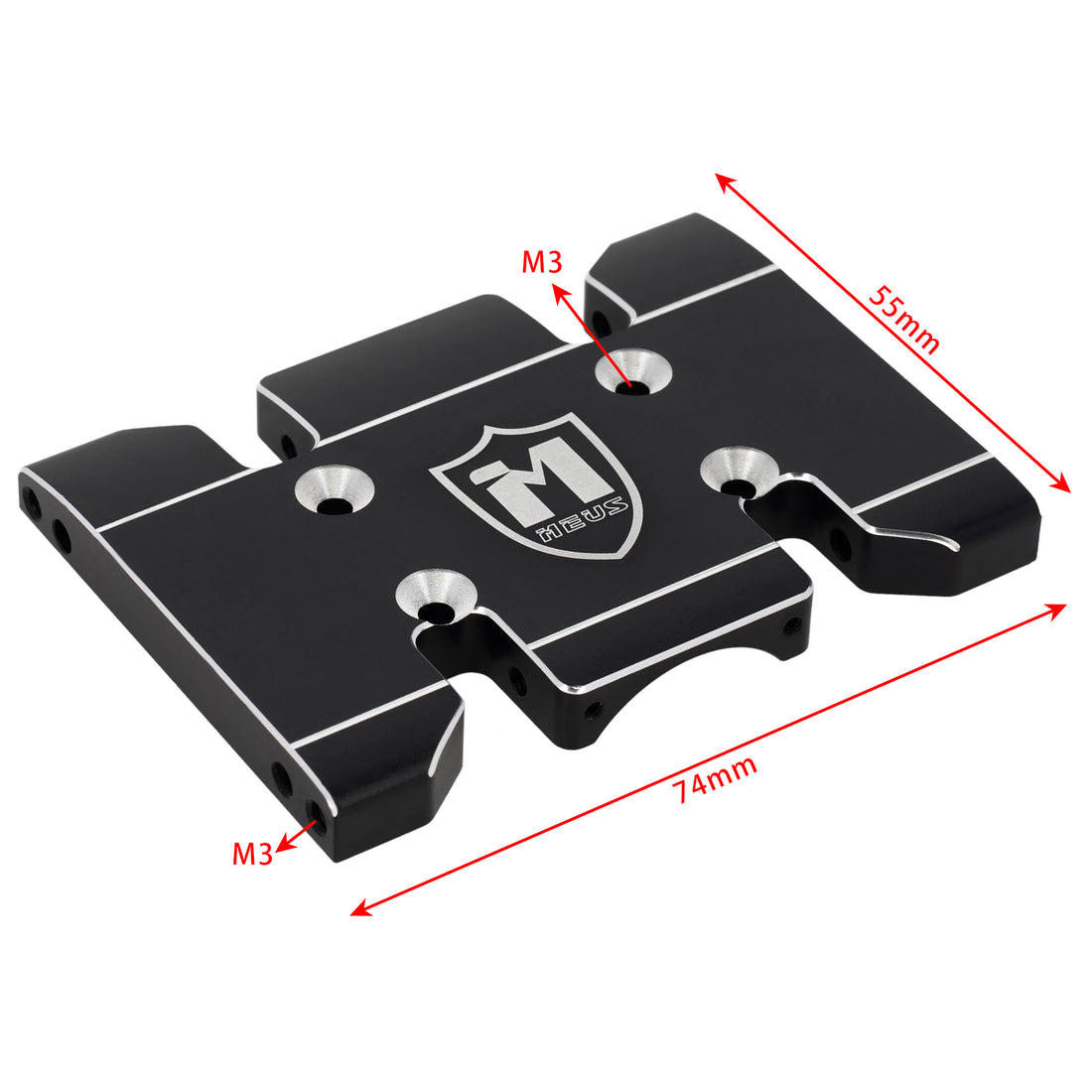 SCX10 Pro Aluminum Center Skid Plate