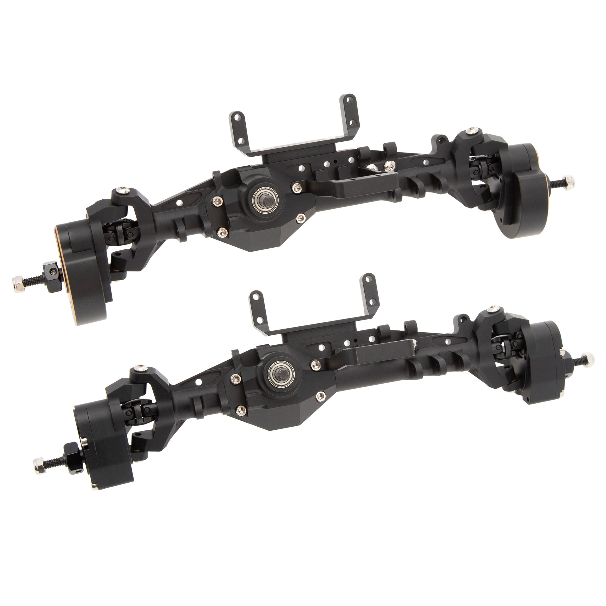 Black 1/10 Axial Capra 1.9 UTB 2 front axles