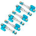 6pcs blue Aluminum Shocks