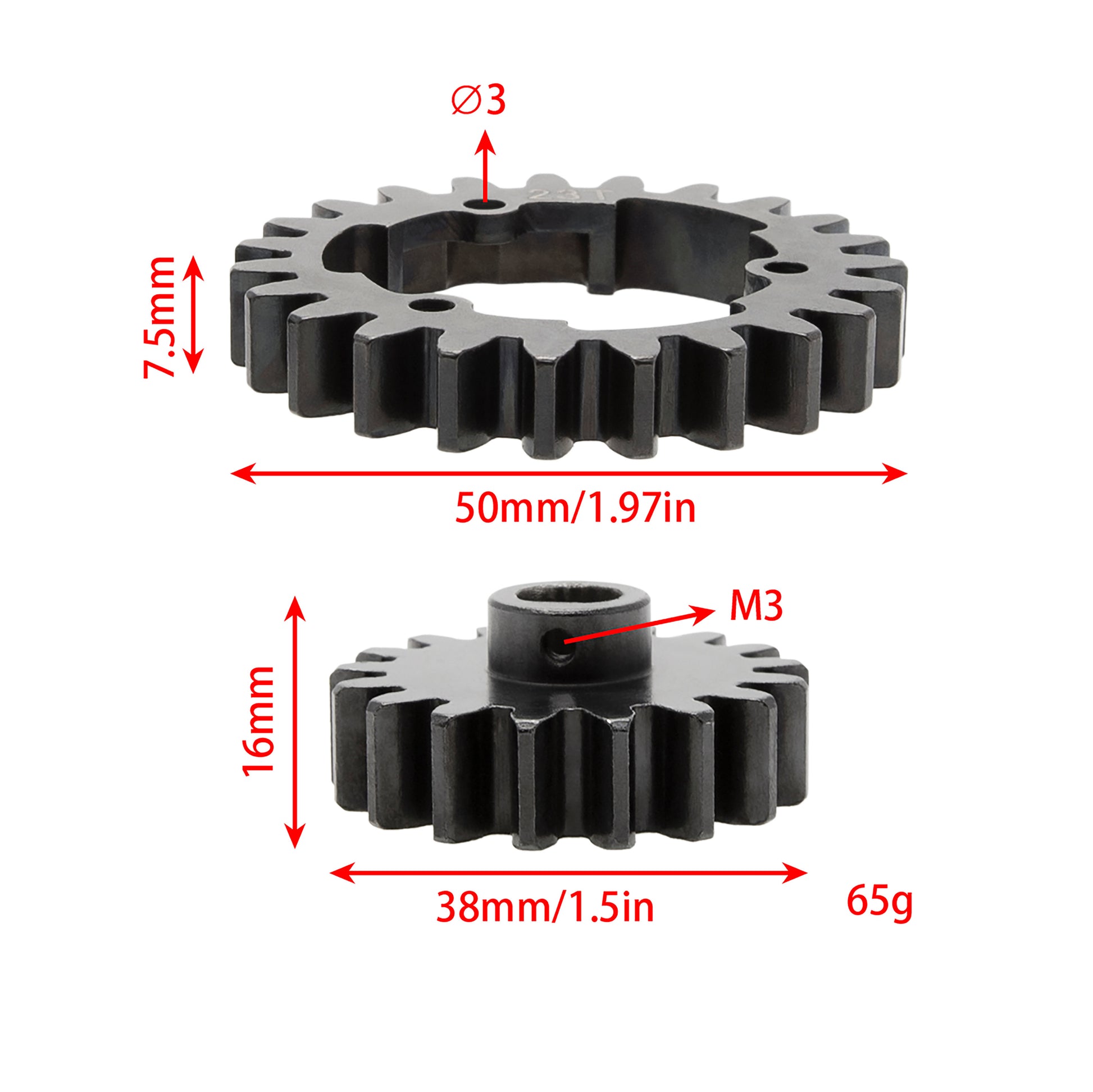 Hardened and Reinforced 2M Master Gear