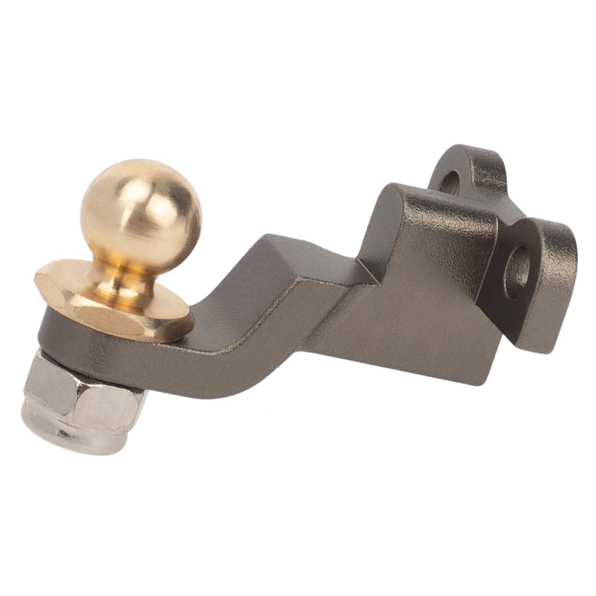 Coffee Aluminum & Brass Trailer Tow Hook Hitch Kit for TRX-4M