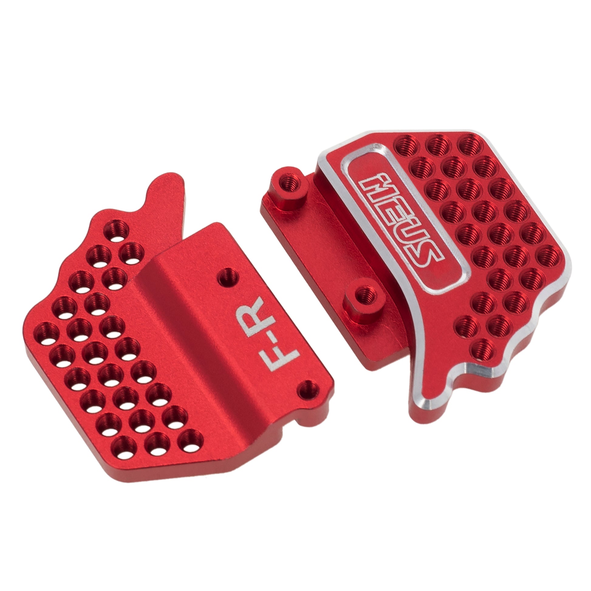Red front porous adjustable shock absorber bracket for TRX4M