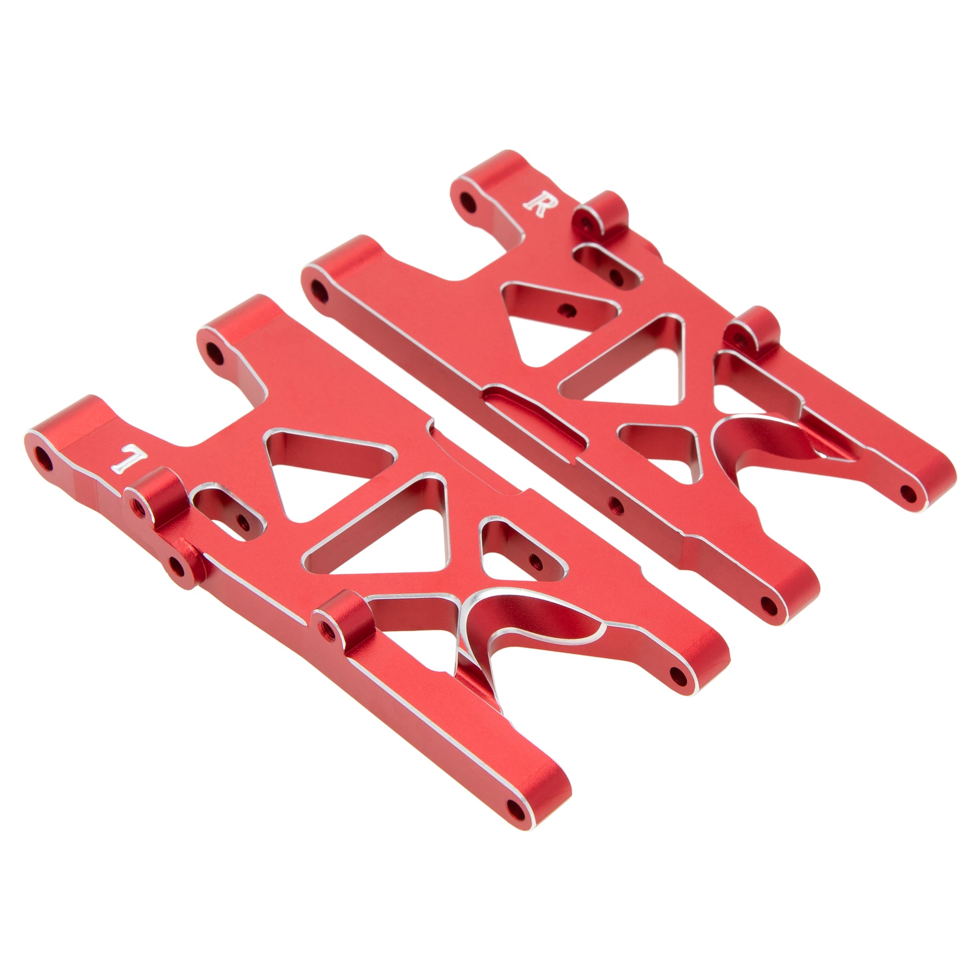 Red Rear Suspension Arm Aluminum Alloy Kit For ARRMA 1/8 Mojave