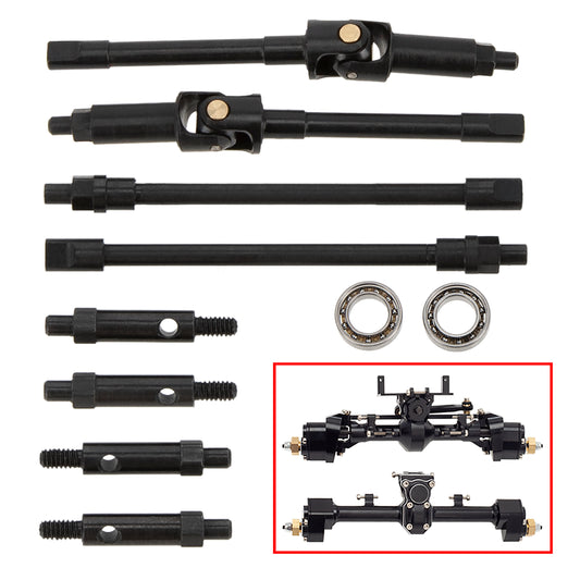 Universal Joint Axle Shaft Cross Knot CVD Drive Kit for SCX24
