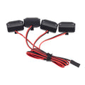 4 dual lights wire