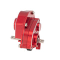 Red Aluminum Assembled Transmission Complete Gearbox for 1/24 Axial SCX24