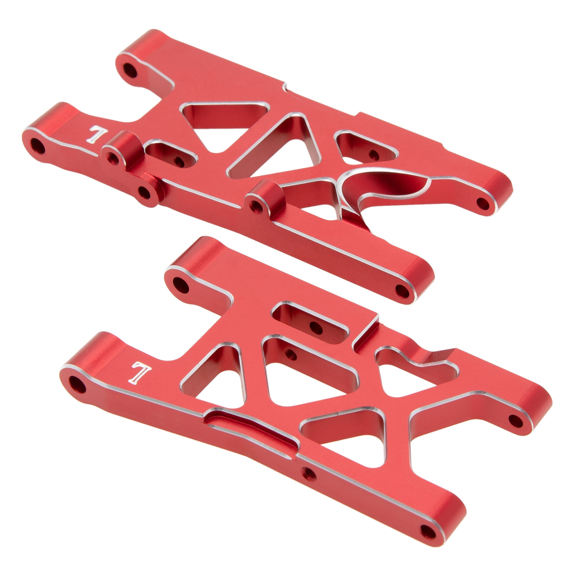 Red Rear Suspension Arm Aluminum Alloy Kit For ARRMA 1/8 Mojave