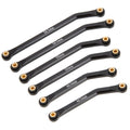 Axial 1/24 SCX24 6×6 Refit Kits Aluminum High Clearance Links Black