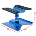 Blue RC Car Work Stand size