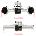 Silver Brass & Aluminum Front Rear Axle size for 1/18 TRX4M