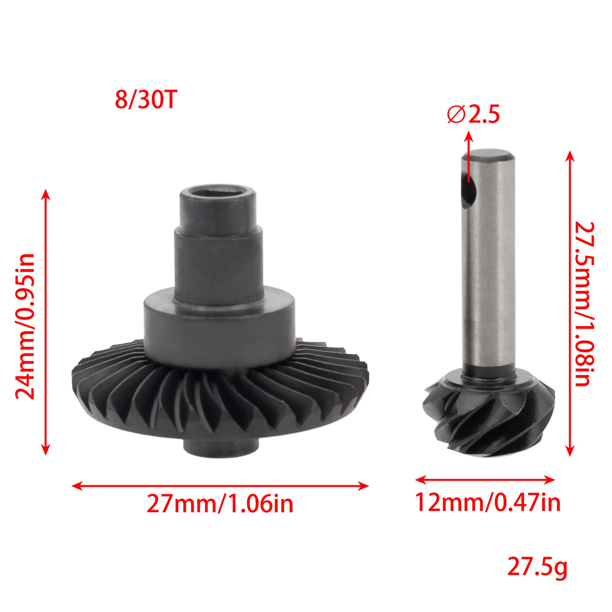  8T/30T positive gear size