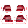 Red porous adjustable shock absorber bracket size for TRX4M