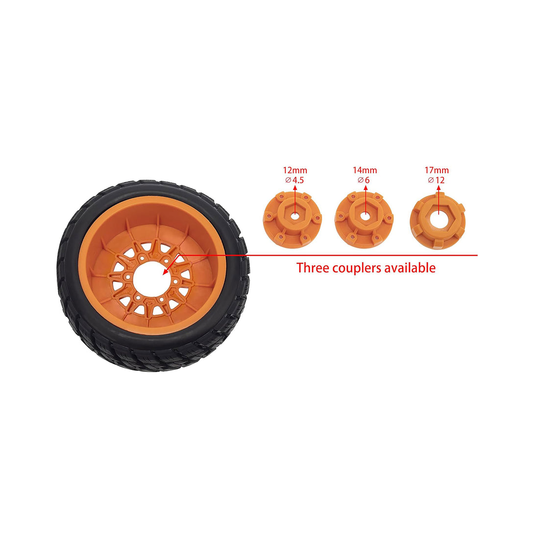 A-Orange RC Truck Buggy Rubber Tires
