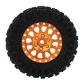 Type A Orange 1.2-inch RC Tires for TRX4M SCX24 FCX24