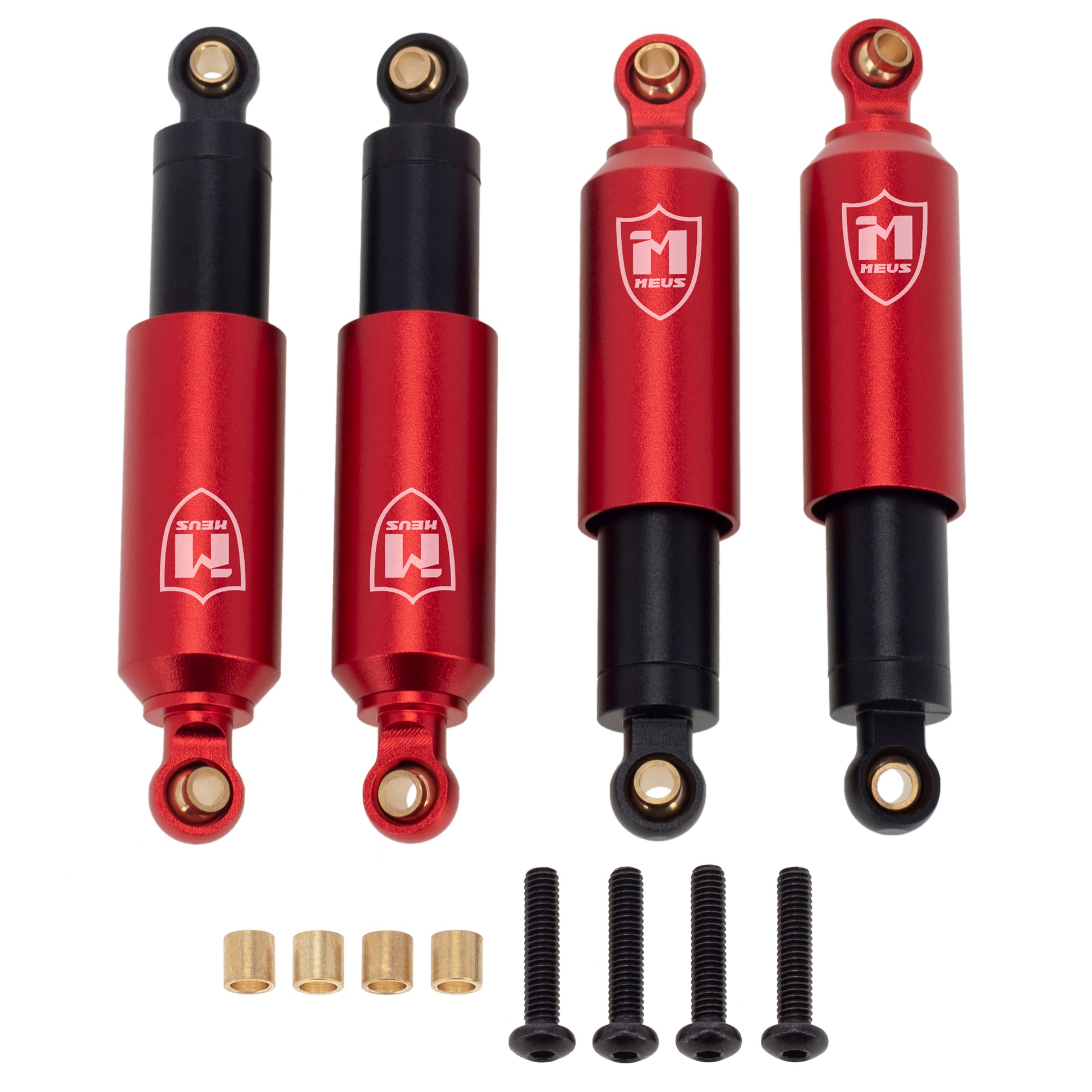 MEUS Racing 55MM 58MM 60MM Emulation Shocks Built-in Oil Shock for TRX4M