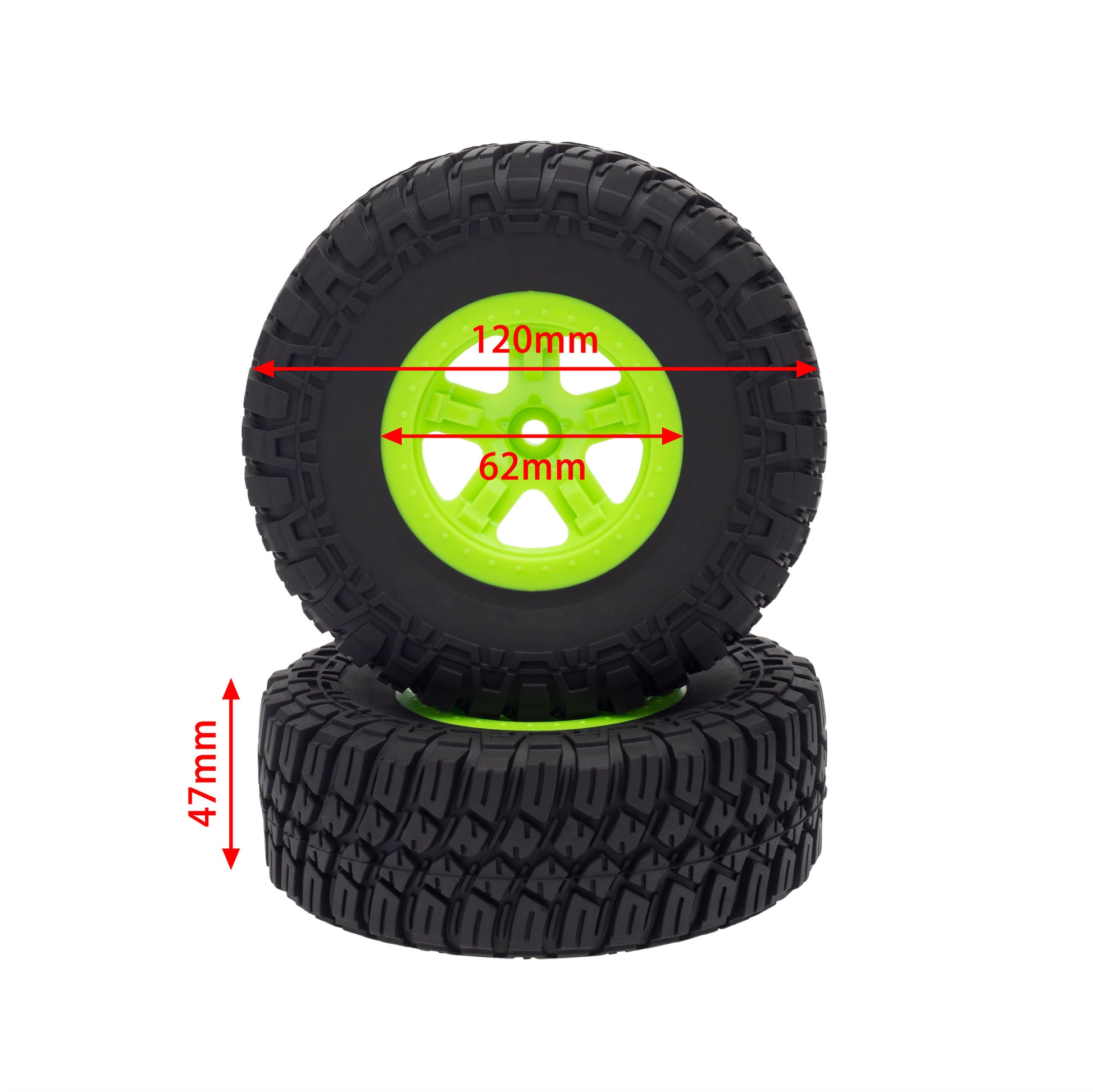 B-Green RC Truck Buggy Tires & Wheels