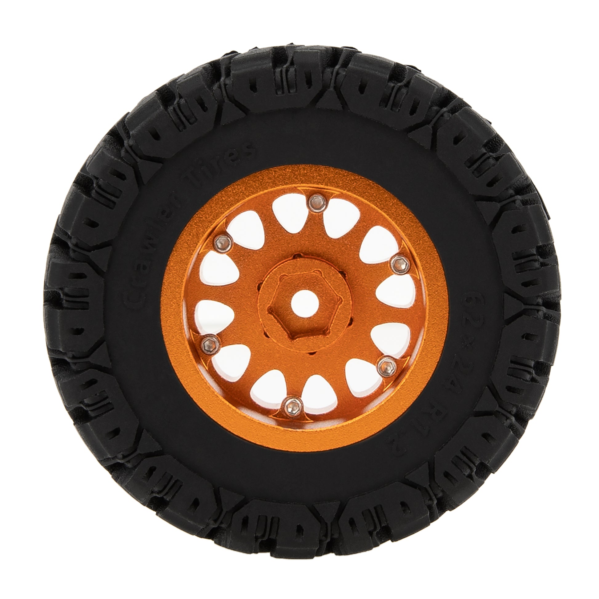 Type B Orange 1.2-inch RC Tires for TRX4M SCX24 FCX24