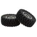 MEUS Racing RC Tires 1.2-inch Aluminium wheels for TRX4M SCX24 FCX24 titanium