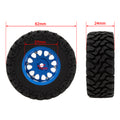 Type B Blue 1.2-inch RC Tires size for TRX4M SCX24 FCX24