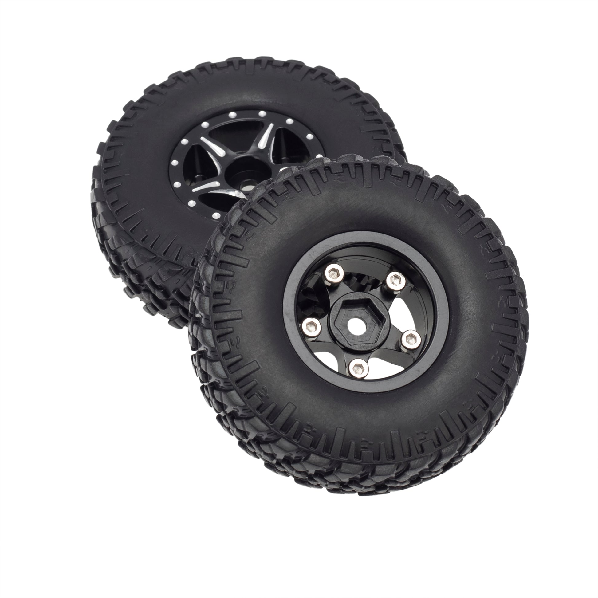 Black B SCX24 1.0 inch wheels & Tires