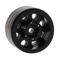 B Type Black Aluminum Wheel Hub for Axial 1/24 Gladiator Bronco C10 JLU Deadbolt TRX4M