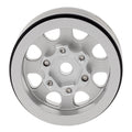 B Type Silver Aluminum Wheel Hub for Axial 1/24 Gladiator Bronco C10 JLU Deadbolt TRX4M