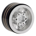B Type Silver Aluminum Wheel Hub for Axial 1/24 Gladiator Bronco C10 JLU Deadbolt TRX4M