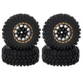 MEUS Racing 1.2-inch Beadlock Wheels Brass 1.0(plus) Wheel & Tire Set