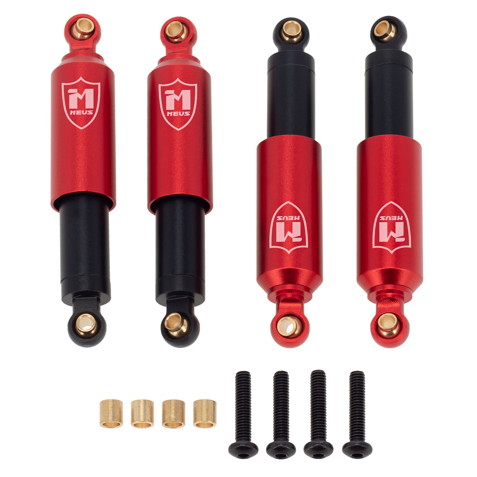 MEUS Racing 55MM 58MM 60MM Emulation Shocks Built-in Oil Shock for TRX4M