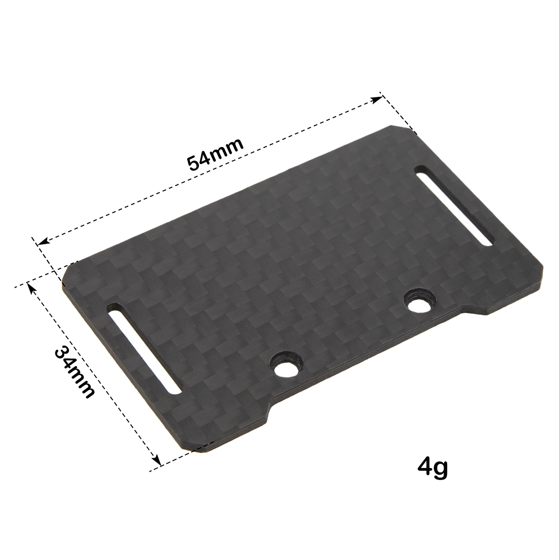 TRX4M RC Car Battery Mounting Plate Size 