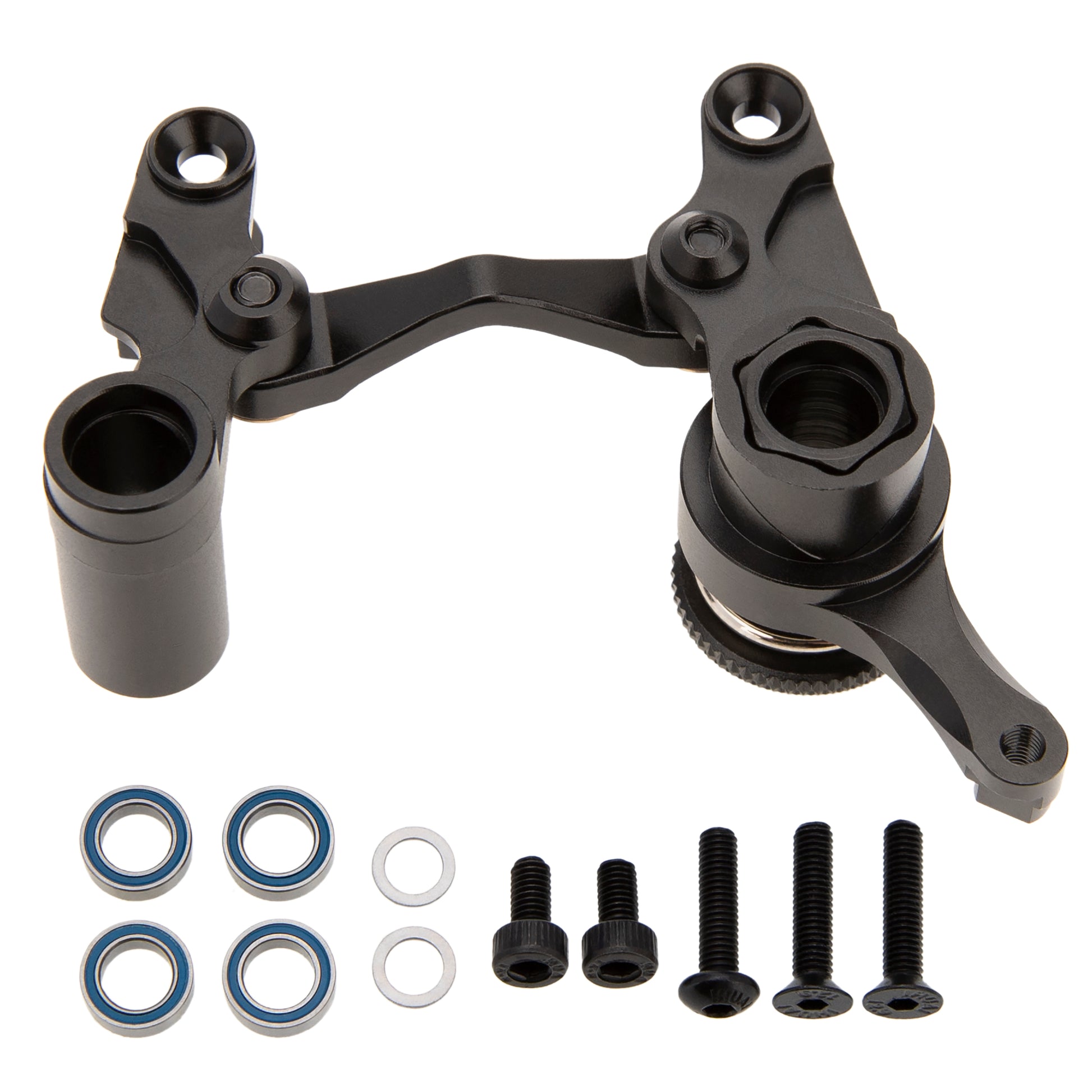 Black Aluminum Steering Bellcrank Set for Traxxas 1/10 Ford F-150 Raptor R