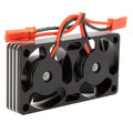 Black RC Motor Dual Cooling Fan Heatsink 25000 RPM