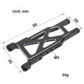 Black Aluminum Suspension Arms for Traxxas 1/10 Ford F-150 Raptor R Size