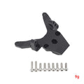 Black Aluminum Front Bulkhead for Losi 1/18 Mini-T 2.0 2WD