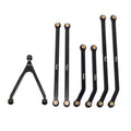 Black Aluminum high clearance chassis links for scx24 Jeep Gladiator