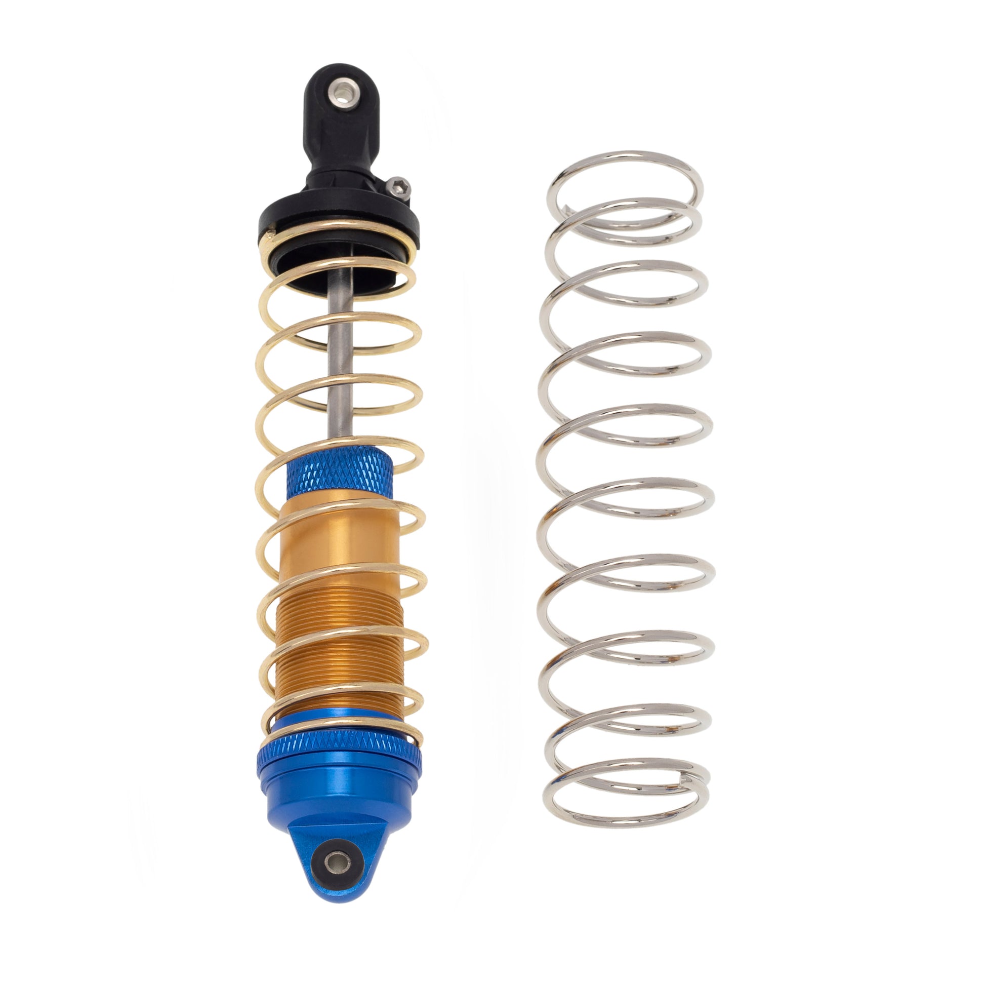 Blue 123mm Aluminum Alloy Shock Absorber with spare spring
