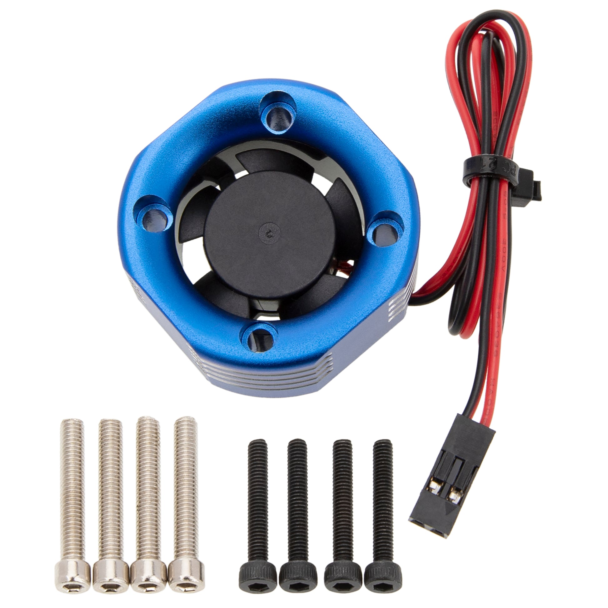 Blue 25mm RC Motor Cooling Fan