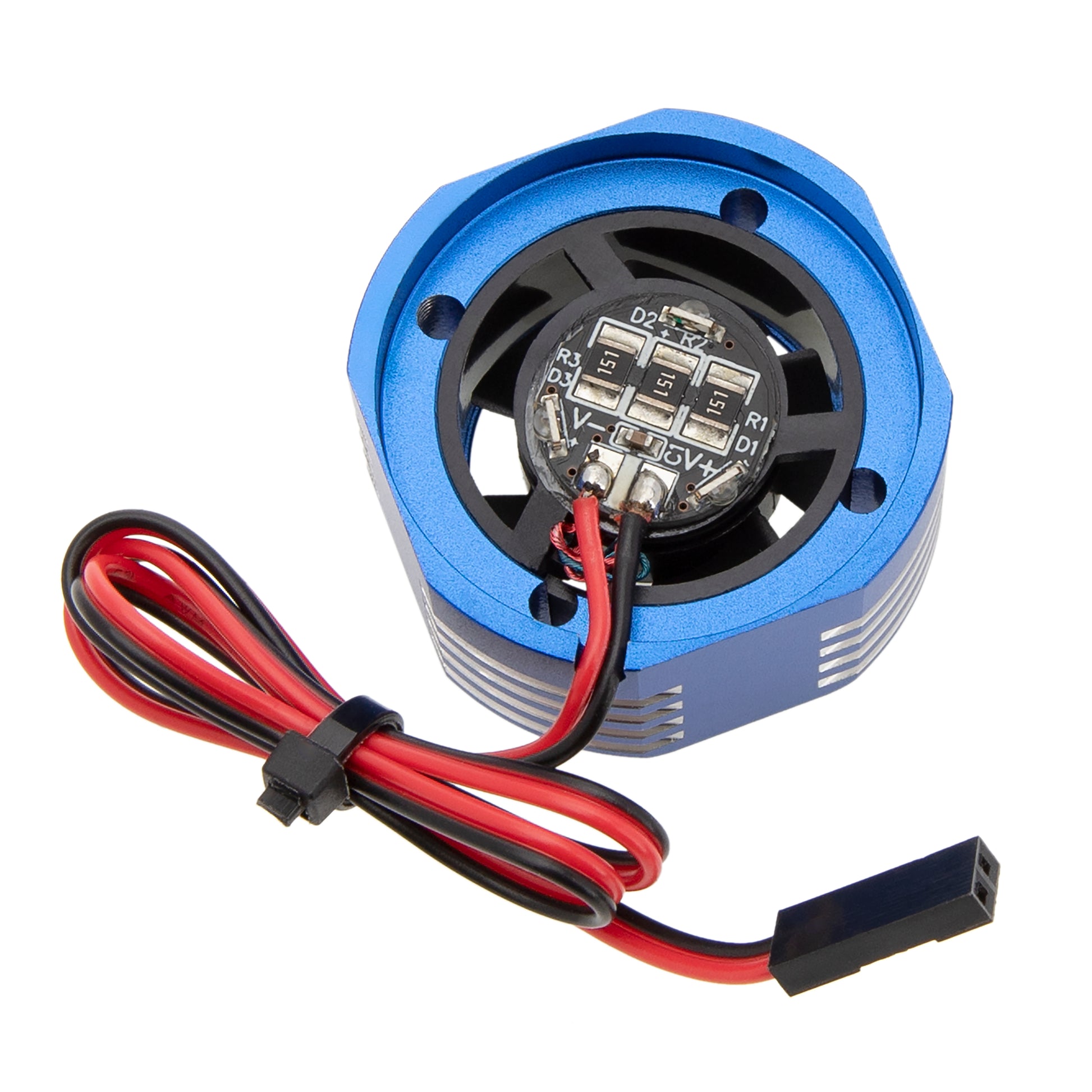 Blue 25mm RC Motor Cooling Fan