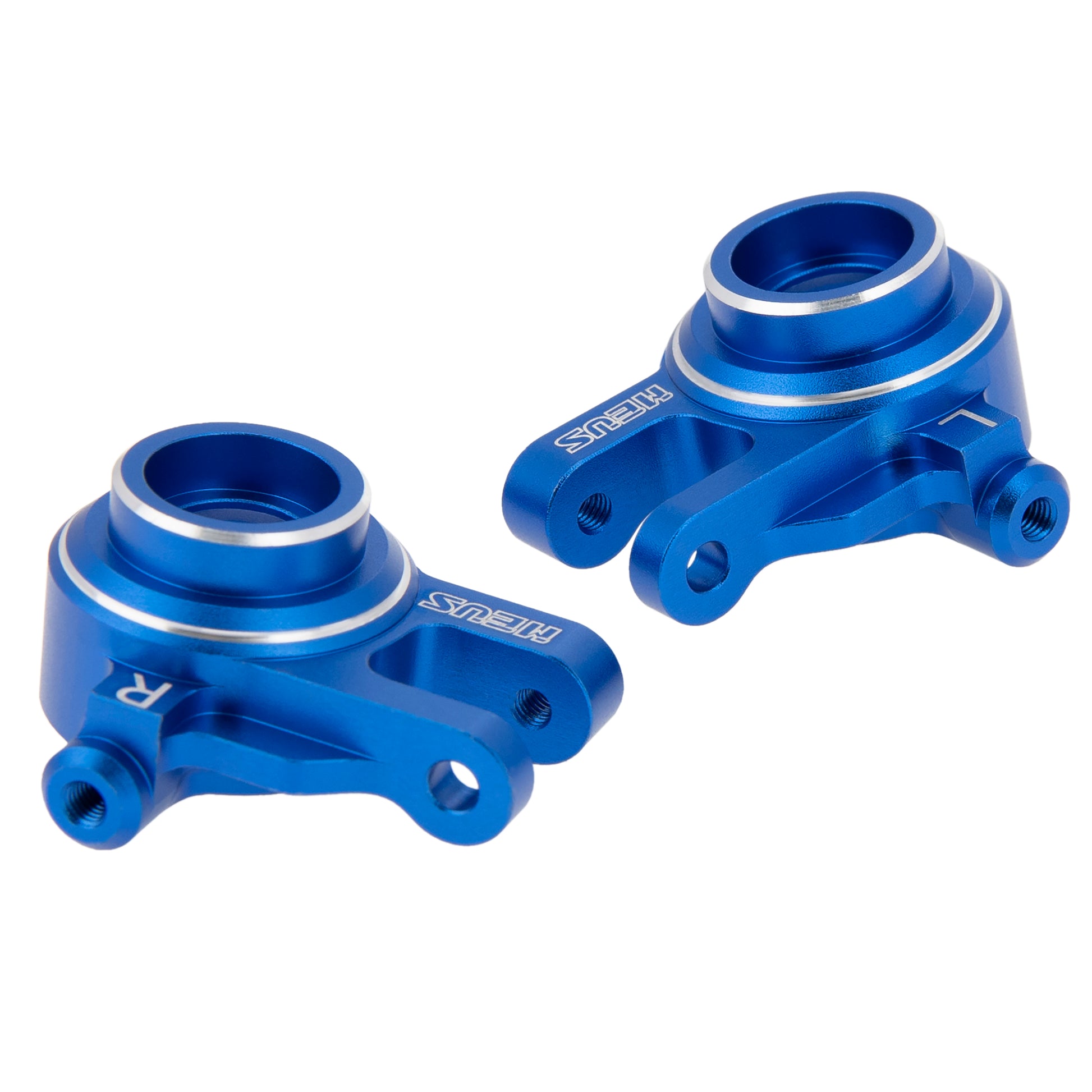 Blue Aluminum Steering Knuckles for Traxxas 1/10 Ford F-150 Raptor R 