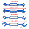 Blue RC Aluminum Turnbuckle Wrench size