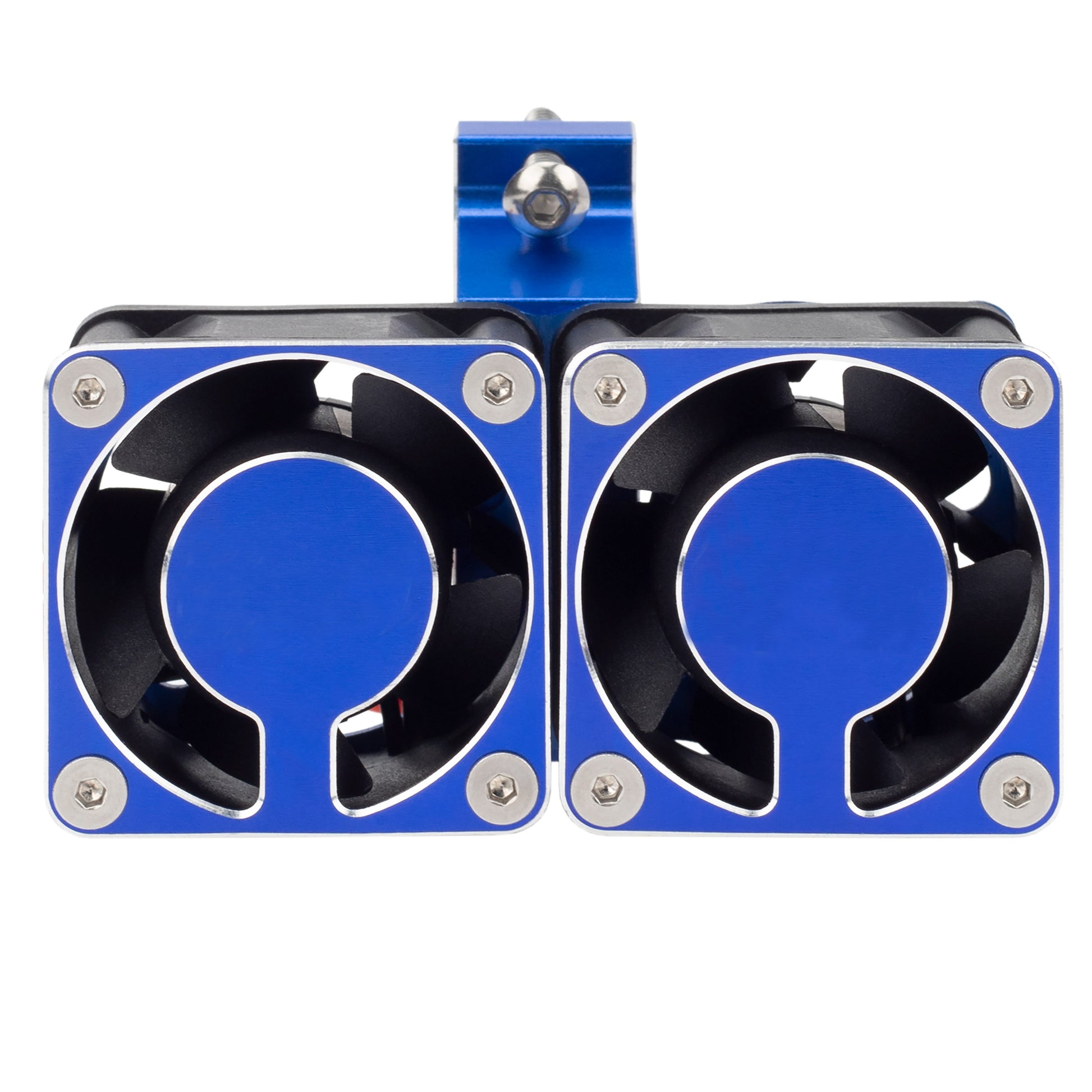 Blue RC Motor Dual Heatsink with 42mm mount