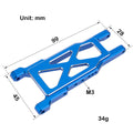 Blue Aluminum Suspension Arms for Traxxas 1/10 Ford F-150 Raptor R Size