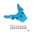 Blue Aluminum Front Bulkhead for Losi 1/18 Mini-T 2.0 2WD