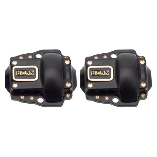 Brass Front Rear Diff Covers for Redcat Ascent-18