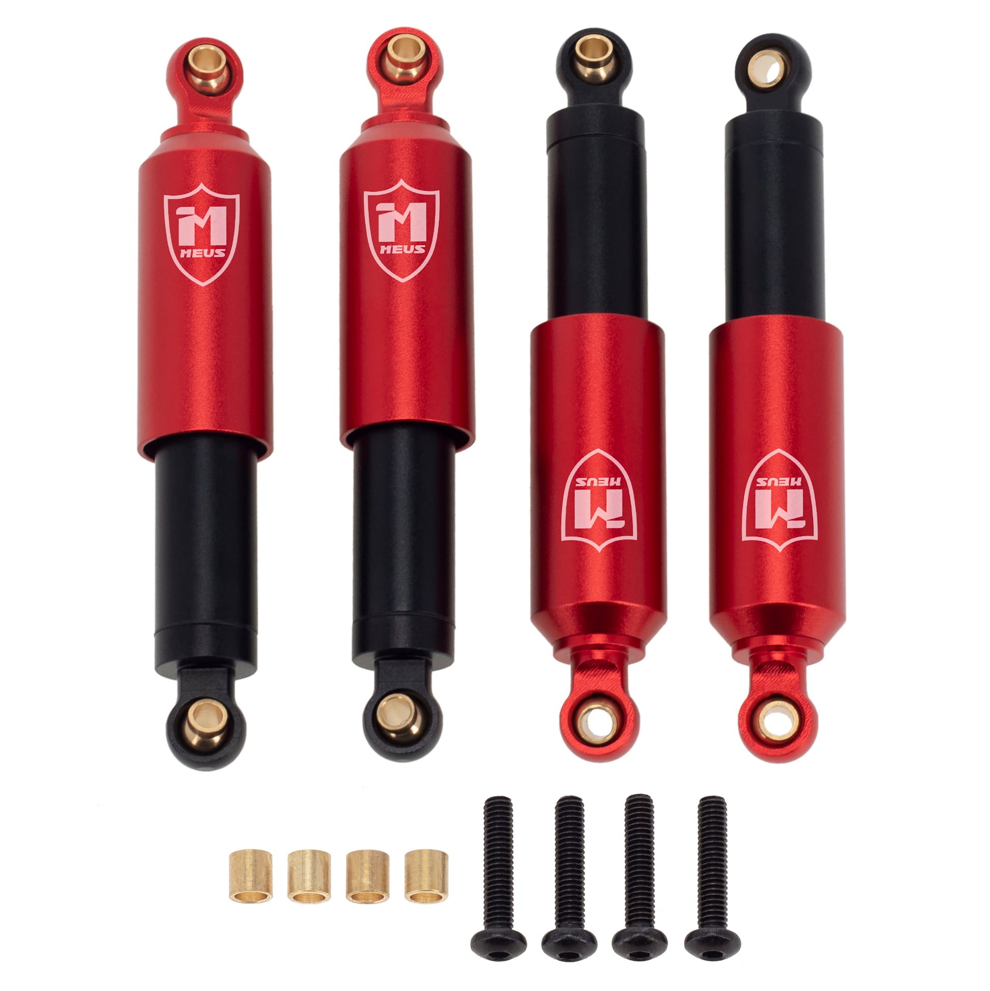 MEUS Racing 55MM 58MM 60MM Emulation Shocks Built-in Oil Shock for TRX4M