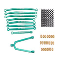 Green SCX24 Chassis links & Steering Links