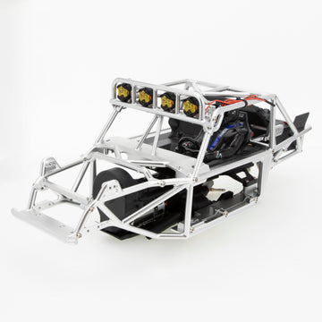 MEUS Racing Aluminum Frame Cage with Roof Lights for 1/10 Vanquish H10 OPTIC RC Crawler